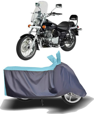 MOTOGENIX Two Wheeler Cover for Bajaj(Avenger 220 DTS-i, Blue, Grey)