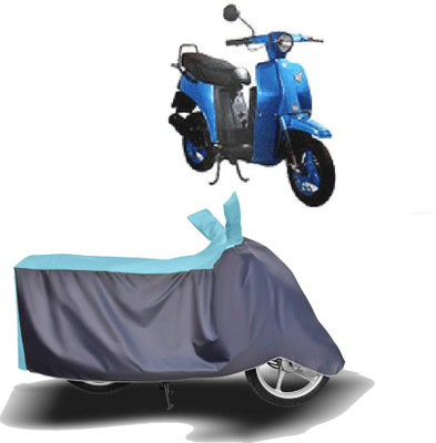 MOTOGENIX Two Wheeler Cover for Bajaj(Sunny, Blue, Grey)