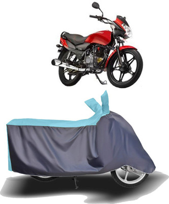 MOTOGENIX Two Wheeler Cover for LML(Freedom LS, Blue, Grey)