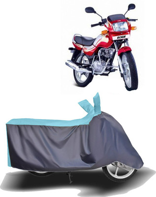 MOTOGENIX Two Wheeler Cover for TVS(Victor Edge, Blue, Grey)