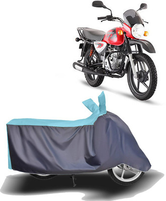 MOTOGENIX Two Wheeler Cover for Bajaj(Boxer, Blue, Grey)