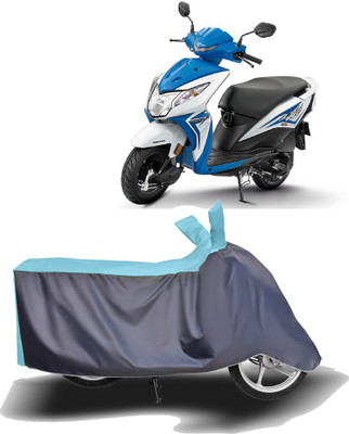 MOTOGENIX Two Wheeler Cover for Honda(Deo, Blue, Grey)