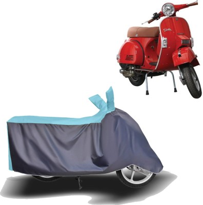 MOTOGENIX Two Wheeler Cover for LML(Star Euro 150, Blue, Grey)