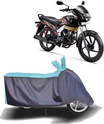 MOTOGENIX Two Wheeler Cover for Mahindra(Centuro XT, Blue, Grey)