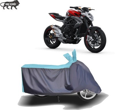 MOTOGENIX Two Wheeler Cover for MV Agusta(Brutale, Blue, Grey)