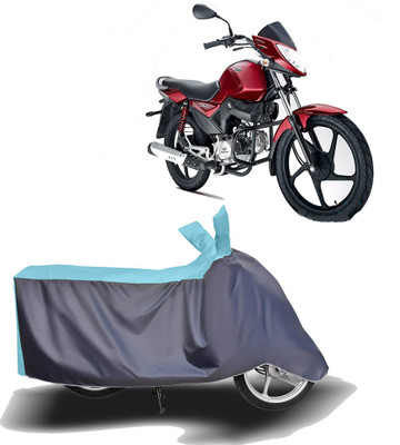 MOTOGENIX Two Wheeler Cover for Mahindra(Stallio, Blue, Grey)