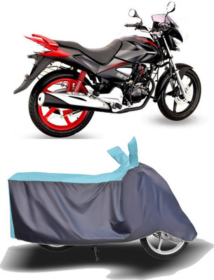 Mdstar Waterproof Two Wheeler Cover for Honda(CBZ, Blue, Grey)