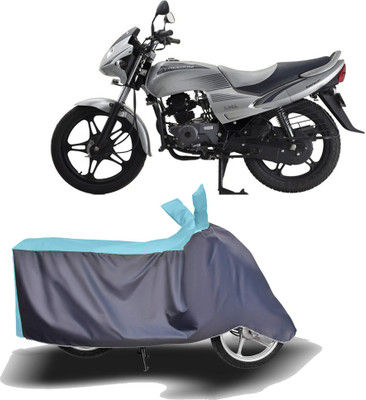 MOTOGENIX Two Wheeler Cover for LML(Freedom, Blue, Grey)