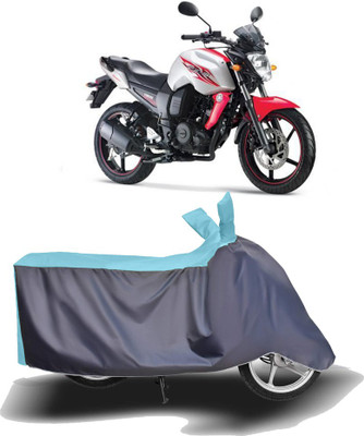 MOTOGENIX Two Wheeler Cover for Yamaha(FZ-S, Blue, Grey)