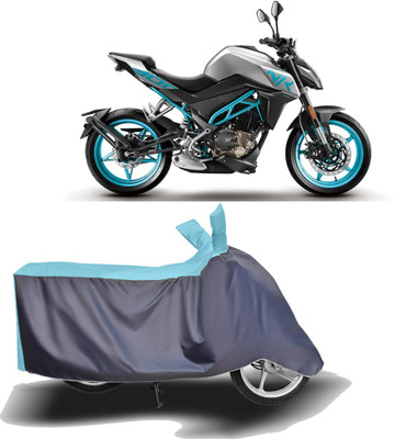 MOTOGENIX Two Wheeler Cover for CFMoto(300NK, Blue, Grey)
