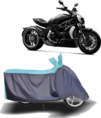 MOTOGENIX Two Wheeler Cover for Ducati(XDiavel, Blue, Grey)