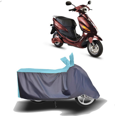 MOTOGENIX Two Wheeler Cover for Hero Electric(Electric Cruz, Blue, Grey)