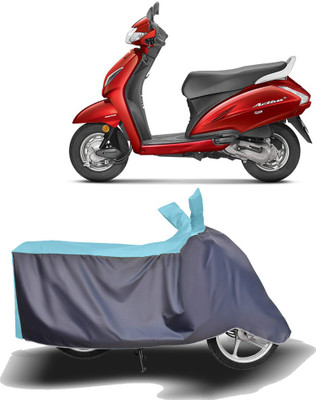 MOTOGENIX Two Wheeler Cover for Honda(Activa 5G, Blue, Grey)