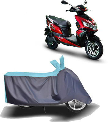 MOTOGENIX Two Wheeler Cover for Okinawa(Praise, Blue, Grey)