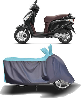 MOTOGENIX Two Wheeler Cover for Honda(Aviator, Blue, Grey)