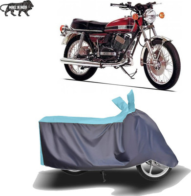 MOTOGENIX Two Wheeler Cover for Yamaha(RD 350, Blue, Grey)