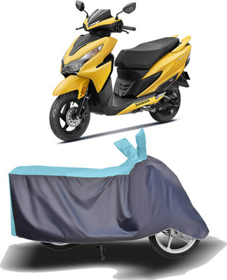 MOTOGENIX Two Wheeler Cover for Honda(Grazia, Blue, Grey)