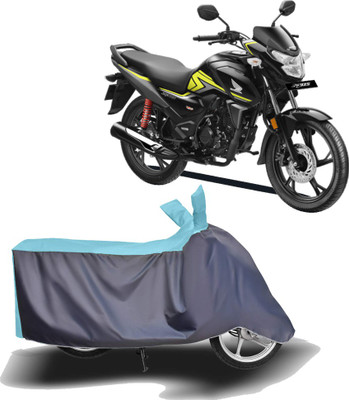 Amozkart Two Wheeler Cover for Honda(SP125, Blue, Grey)