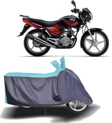 MOTOGENIX Two Wheeler Cover for Yamaha(YBR 110, Blue, Grey)