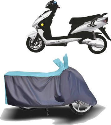 MOTOGENIX Two Wheeler Cover for Kinetic(Zing, Blue, Grey)