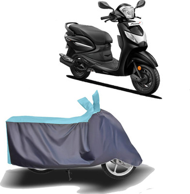 MOTOGENIX Two Wheeler Cover for Hero(MotoCorp Pleasure Plus, Blue, Grey)