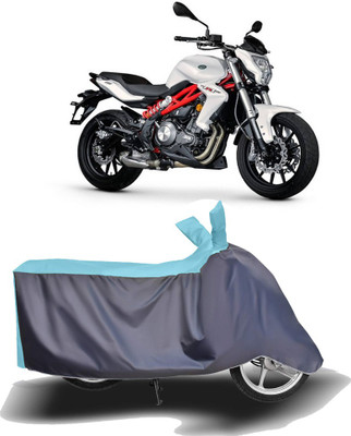 MOTOGENIX Two Wheeler Cover for Benelli(TNT 300, Blue, Grey)