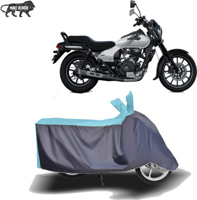 MOTOGENIX Two Wheeler Cover for Bajaj(Avenger 220 Street, Blue, Grey)