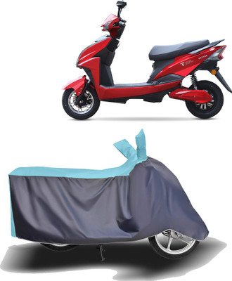 MOTOGENIX Two Wheeler Cover for Techo Electra(Raptor, Blue, Grey)