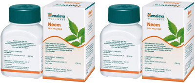 HIMALAYA Neem Skin Wellness 60 Tablet (Pack of 2)(Pack of 2, 120 Tablets)
