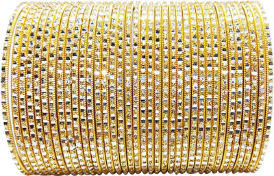 Chrishan Alloy Gold-plated Bangle Set(Pack of 36)