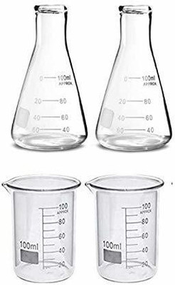 Spylx 400 ml Measuring Beaker(Pack of 4)
