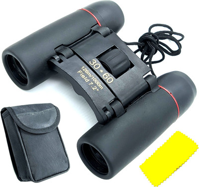 sakuraa Dual Focus Optics 30X60 Prism Binocular Monocular Telescope 30X Zoom Binoculars Binoculars(30 mm , Black)