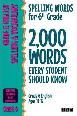 Spelling Words for 6th Grade(English, Paperback, STP Books)