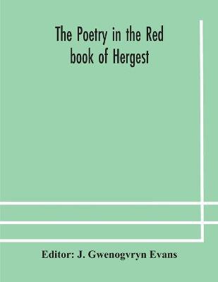 The poetry in the Red book of Hergest(English, Paperback, unknown)