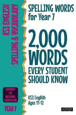 Spelling Words for Year 7(English, Paperback, STP Books)