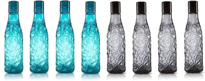 Randal 1000 ml Plastic Bottle(Pack of 8, Multicolor)