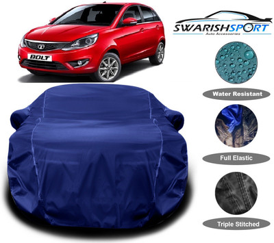Swarish Car Cover For Tata Bolt (With Mirror Pockets)(Blue)