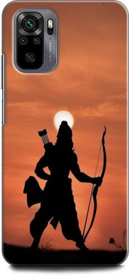 INDICRAFT Back Cover for REDMI Note 10S RAM JI, JAI SHREE RAM, LORD RAM, GOD(Multicolor, Dual Protection, Pack of: 1)