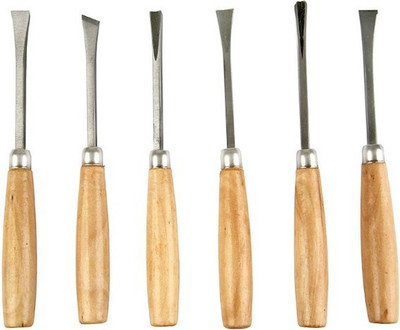 DUMDAAR Set of 6PC Combination Chisel Set wood carving Combination Chisel Set(Pack of 6)