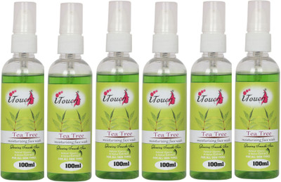 I TOUCH HERBAL Tea Tree Face Wash 100 ml x 6 - ( Pack Of 6 x 100 ml )(6 Items in the set)