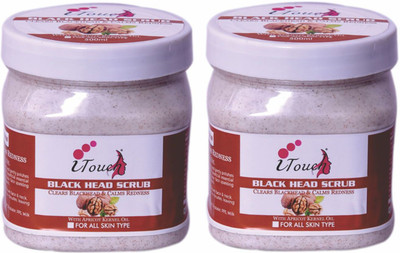 I TOUCH HERBAL Black Head Scrub ,500 ml X 2 ( Pack Of 2 X 500 Ml )(2 Items in the set)