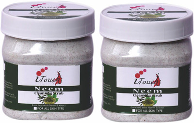I TOUCH HERBAL Neem Scrub ,500 ml X 2 ( Pack Of 2 X 500 Ml )(2 Items in the set)
