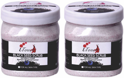 I TOUCH HERBAL Black Seed Scrub ,500 ml X 2 ( Pack Of 2 X 500 Ml )(2 Items in the set)