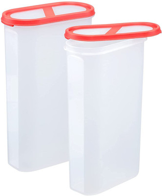 Cutting EDGE Plastic Grocery Container  - 3 L(Pack of 2, Red)