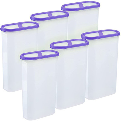 Cutting EDGE Plastic Grocery Container  - 3 L(Pack of 6, Purple)