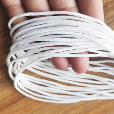 KnottyCord Elastic Thread and Cord White Elastic(200 m)