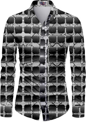 BuhaTrade Polycotton Printed Shirt Fabric