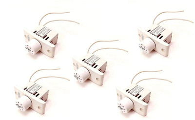 ERHIndia (Pack of 5) Fan Regulator for Ceiling Fan Speed Controller 220v-240v AC Step-Type Button Regulator