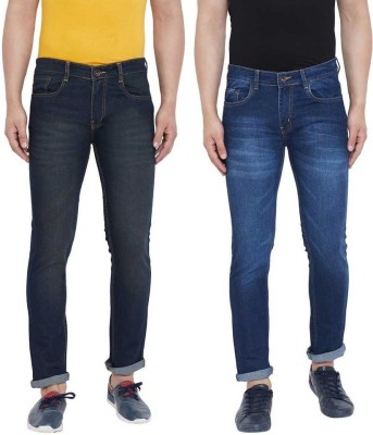 BEN MARTIN Regular Men Dark Blue, Blue Jeans(Pack of 2)