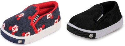 NEOBABY Boys & Girls Slip on Sneakers(Multicolor, 20 - 24 Months)